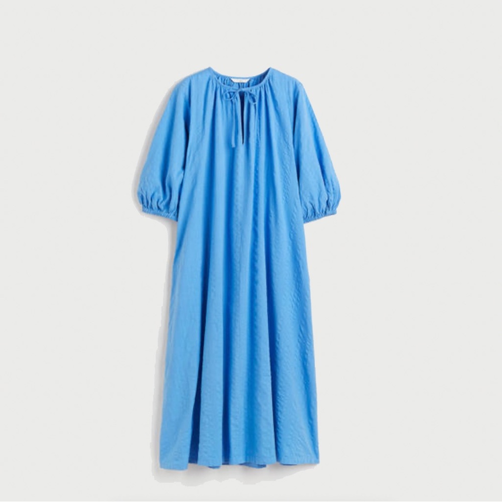 NWOT blue maxi dress